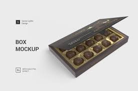 This package includes easy to work with files that allow you to customize box packaging mockup templates to suit. Box Of Chocolates Mockup Creative Photoshop Templates Creative Market