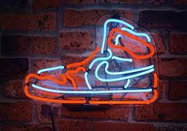 Queen Sense 14 Red Air Boot Sneakers Shoe Neon Sign Acrylic Handmade Man Cave Beer Pub Bar Wall Decor Lamp Light Wb105 Amazon C Neon Shoes Neon Signs Neon