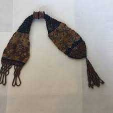 Since she was buying the yarn, i found some of the most exquisite yarn i could find and loved every minute i worked on it! Antique Civil War Era Cotton Knitted Steel Cut Bead B Gem