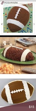 Wilton 3d Football Cake Pan In 2020 Football Cake Novelty Cake Pans How To Make Cake