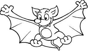 coloriage chauve souris halloween dessin a colorier vert