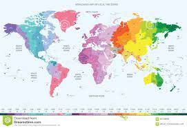 Worldwide Time Zone Map Time Zone Worldwide Map Stock Illustrations – 350 Time Zone Worldwide Map  Stock Illustrations, Vectors & Clipart - Dreamstime