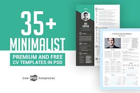 Ultra minimalistic and clean resume templates for free. 35 Free Minimal Style Resume Cv Templates Psd Free Psd Templates
