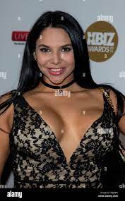 Adult film actress Missy Martinez arrives at the 2016 Xbiz awards at Hotel  J.W. Marriot LA Live in Los Angeles, USA, on 15 January 2016. Photo: Hubert  Boesl /DPA -NO WIRE SERVICE