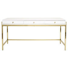 Sugar Paper X Target Desk White And Gold White Desks Home Office Furniture Desk