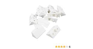 With kitchensource.com's huge selection of durable and stylish supports and brackets, completing your custom installation is easy. Furniture Cabinet Fastener Corner Braces Angle Brackets White 10pcs Furniture Decor Amazon Com