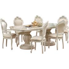 Esf Imports Leonardo Dining Arm Chair Ivory In 2020 Beige Dining Room Side Chairs Dining Extension Dining Table