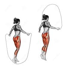 This Is Why I Jump Rope Look At The Muscle Group You Re Working Out 2 Min Rest Between Sets 100skips X 3sets For B Jump Rope Workout Jump Rope Exercise