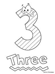 Number Three Coloring Page Tim S Printables Coloring Pages Coloring Sheets Easter Coloring Sheets
