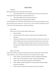 Hartanya lebih dari keperluan untuk diri sendiri dan keluarga. Zakat Fitrah