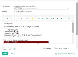 Since it is a business letter, you have to be careful while writing this letter. How To Create My First Quotation Odoo 10 0 Documentation