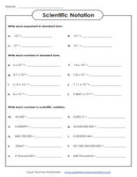 Start studying scientific notation practice. Scientific Notation Worksheets