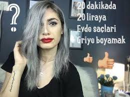 Sadece 20 Dk Ya Ve 20 Liraya Evde Gri Sac Boyama Youtube Sac Gri Sac Ipuclari