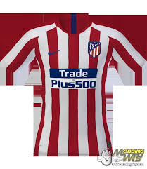 It was based on the interlacing letters a and u inside two blue round frames, which made it look a bit like a target. Atletico Madrid 2019 20 Home Kit V0 5 Pro Evolution Soccer 2019 At Moddingway