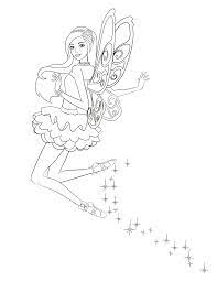 Download this adorable dog printable to delight your child. Coloring Page Fairy Barbie