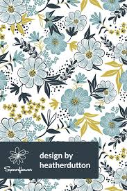 Our best selection of fabulous floral design wallpapers our best selection of fabulous floral design wallpapers, from all ranges across the store. Colorful Fabrics Digitally Printed By Spoonflower Harper Floral Dusk Blue Prints Floral Wallpaper Bedroom Floral Wallpaper