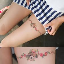 Tattoos are one of the most common forms of body modification. Thigh Band Tattoo 6 Months Healed Tatuajes En El Muslo De Flor Tatuajes Perros Tatuajes Al Azar
