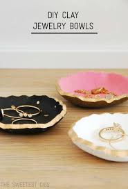 Make the dish start by rolling out a long sausage of clay about three eighths of an inch the other two dishes are embellished with copper leaf. How To Make Diy Air Dry Clay Jewelry Bowls Diy Air Dry Clay Jewelry Dish Diy Clay