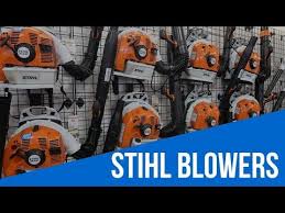 Stihl Backpack Leaf Blower Comparision Youtube