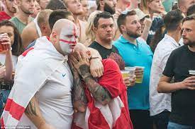 Find gifs with the latest and newest hashtags! England V Croatia Dejected England Fans Cry Into Their Beer Daily Mail Online
