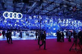 The Paris Motor Show Opens Amid A War On Cars Car Showroom Automotive Showroom City Car