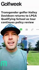 Transgender Golf Win