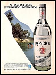 1979 Ronrico Rum Vintage Print Ad Puerto Rico Beach Palms Couple Kissing 1970s Ebay Rum Bottle Rum Alcohol Marketing