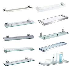 Single glass shelf wall mounted brass rectangle floating shampoo shower holder high grade chrome bathroom accessories 50cm. China Wall Mounted New Style Bathroom Corner Glass Shelves 304 Stainless Steel China Glass Shelves Glass Shelves Stainless Steel