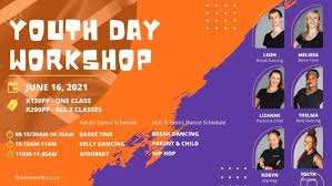 Online list of countries where youth day (youth day) is celebrated for 2021. Youth Day Workshop 16 June 2021 Five6seven8 Dance Studio Randburg Gt June 16 2021