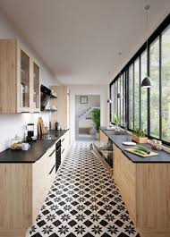 Cuisine Noir Et Bois Osez L Alliance Avec Nos 16 Idees En 2020 Cuisine Moderne Veranda Cuisine Renovation Cuisine