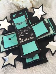 Happy Birthday Box For Boyfriend Happy Birthday Explosion Photo Box Birthday Photo Box Etsy Birthday Explosion Box Exploding Gift Box Birthday Box