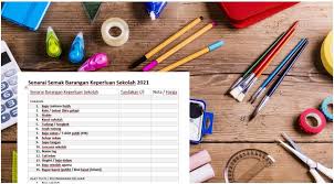 Sebelum keluar membeli barang dapur, pastikan anda sudah menyediakan senarai barang dapur yang ingin dibeli. Checklist Senarai Barang Keperluan Sekolah Anak Anak Boleh Print Edit