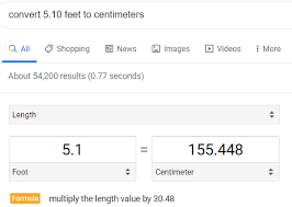 Use this converter to easily convert between inches and feet (in to ft). Why Does Google Say 66 Inches Is 5 5 Feet Quora