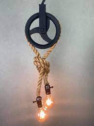 bol com industriele katrollamp touwlamp touw lamp hanglamp industriele lampen