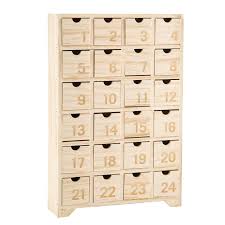 Showcase Your Creativity In Anticipation For Christmas With This Unfinished Wooden Advent Cal Wooden Advent Calendar Wood Advent Calendar Advent Calendar Boxes