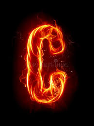 Fire Letter C A Series Of Fiery Letters And Numbers Ad Series Letter Fire Numbers Letters Ad Picture Letters Lettering Stock Images Free