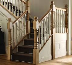 I was looking straight towards the head of a wide staircase, with a great oak banister. Cheshire Mouldings Handrails For Stairs Inspiration Cheshire Mouldings