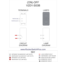 This the spst switch has one input terminal and an output terminal. Carling Rocker Switch On Off Spst No Light Waterproof