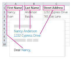 To insert a recipient's address from your excel worksheet, click on address block from. Use Mail Merge For Bulk Email Letters Labels And Envelopes Office Support