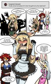 AMA Elle Maid by A_Blue_Deer -- Fur Affinity [dot] net