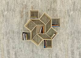 Dazzling dark wood against a white wall makes a stunning contrast. Movable Squaring Bookshelf Idesignarch Interior Design Architecture Interior Decorating Emagazine