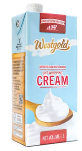 Ingredients cream, milk, carrageenan, mono & diglycerides, polysorbate 80.contains: Whipping Cream Westgold It Good Baking Business