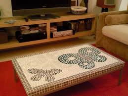 Klubbo Table With The Decor Of Mosaic More Ikea Diy Https En Ikea Club Org Peredelki Ikea Mosaic Coffee Table Diy Table Top Coffee Table Square