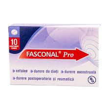 Fasconal Pro 10 Comprimate Filmate Farmacia La Pret Mic