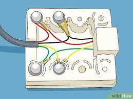 Notice that the blue pair is in the center. How To Install A Residential Telephone Jack With Pictures