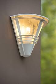 Lucide Livia Wall Light Outdoor E27 Ip44 White Outdoor Wall Lighting Outdoor Lamp Outdoor Wall Lights