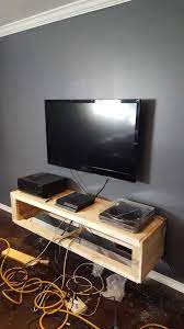Diy Floating Entertainment Unit And Wall Covering Floating Entertainment Unit Diy Wall Unit Wall Tv Unit Design
