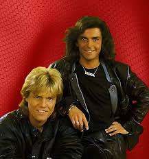 Modern Talking-Brother Louie Modern Talking's "Brother Louie" is a  high-energy dance track that tells a story of jealousy and possessiveness.  The song features a catchy synthpop melody and a driving disco beat,