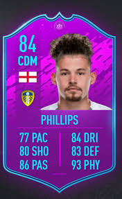 Kalvin phillips (born 2 december 1995) is a british footballer who plays as a central defensive midfielder for british club leeds united, and the england national team. Kalvin Phillips Fifa 20