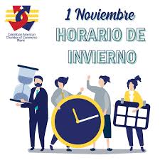 Llega el otoño, los días se hacen más cortos y también toca modificar las agujas del reloj. O Xrhsths Colombia Chamber Sto Twitter Cacc Miami Les Recuerda Que El Domingo 1 De Noviembre De 2020 Se Cambia Al Horario De Invierno No Olvide Cambiar Su Reloj En Casa Para